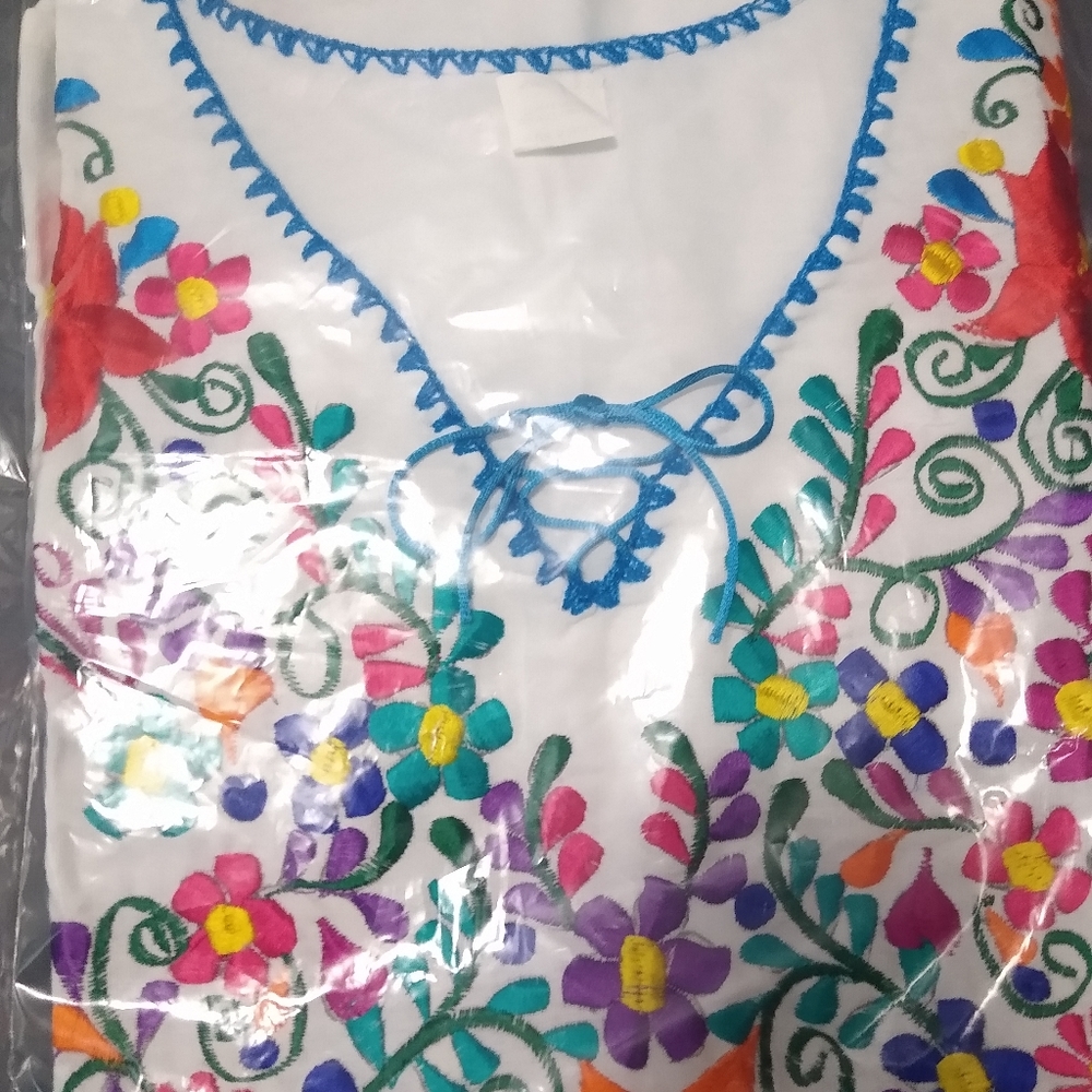 Mexican Embroided Blouse